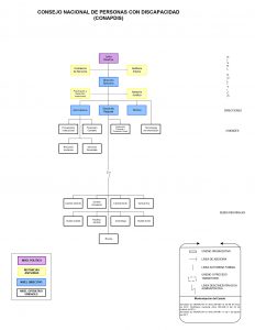 organigrama de la estructura del conapdis